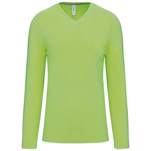 Kariban K358 - T-SHIRT COL V MANCHES LONGUES -WORDANS Soldes 145051 big